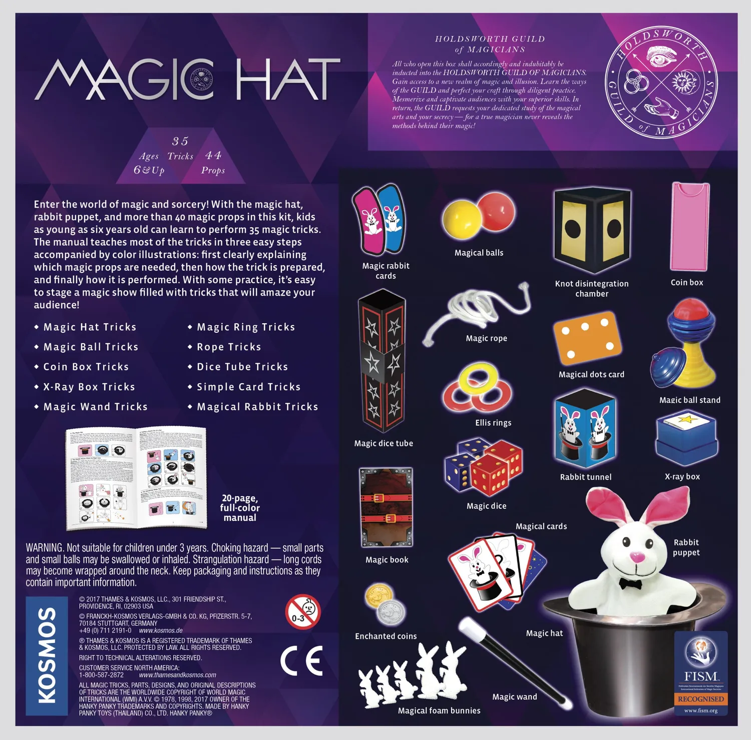 Kosmos Magic Hat trollerilåda 35 trick 6 år