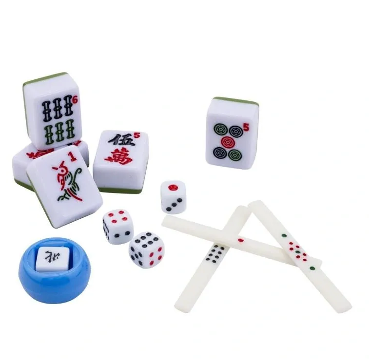 Dragon's Lair Mah Jong Set mahjongspel komplett väska