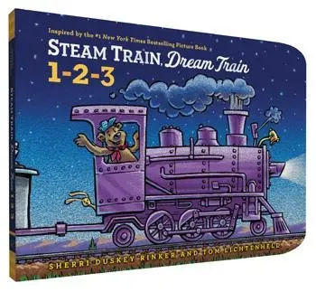 Chronicle Books Steam Train Dream Train 1-2-3 räknebok