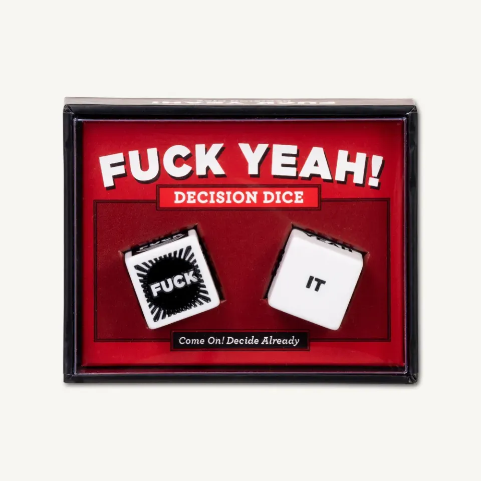 Games Room Fuck Yeah Decision Dice beslutstärningar 2-pack