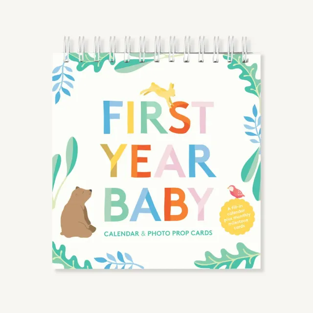 Games Room First Year Baby Calendar kalender fotokort