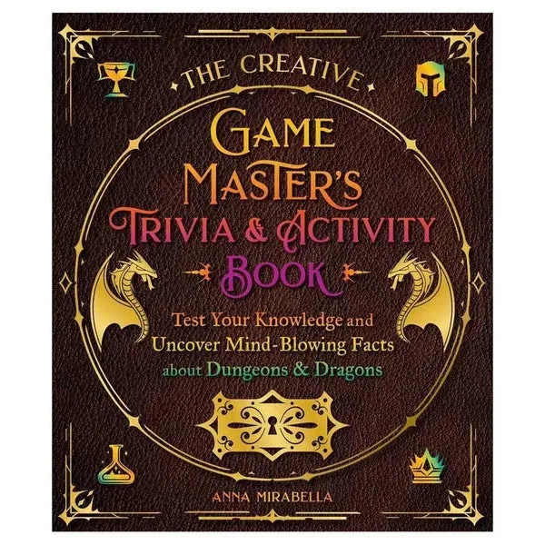 Dragon's Lair Creative Game Master aktivitetsbok D&D quiz