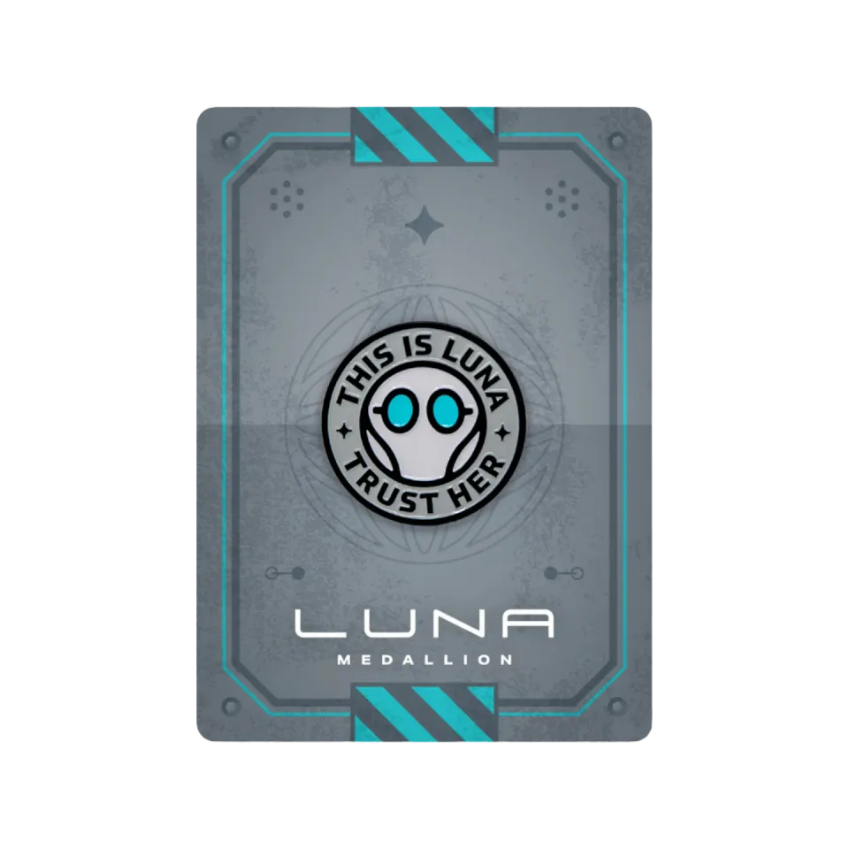 Orange Nebula LUNA Medallion LUNA Pin emaljnål
