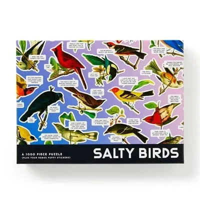 Salty Birds pussel 1000 bitar fåglar humor