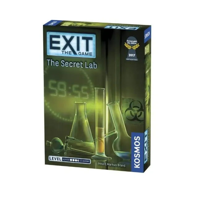 Kosmos EXIT The Secret Lab escape spel engångs