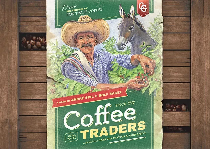 Dragon's Lair Coffee Traders strategispel 2-5 spelare tungt