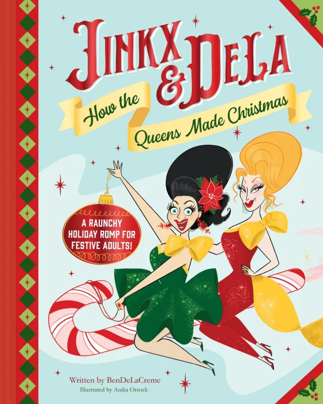 Games Room Jinkx & DeLa Christmas julbok vuxna illustrerad