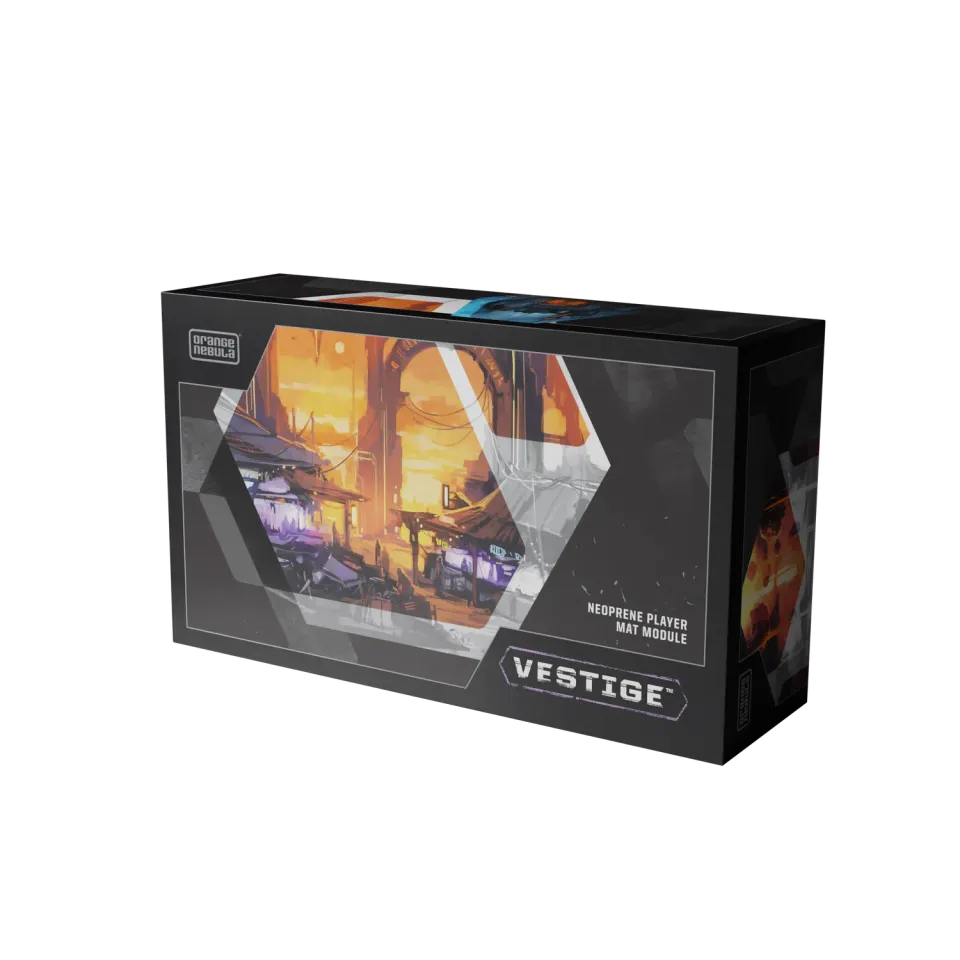 Orange Nebula Vestige 5-6 spelare spelmatta neopren