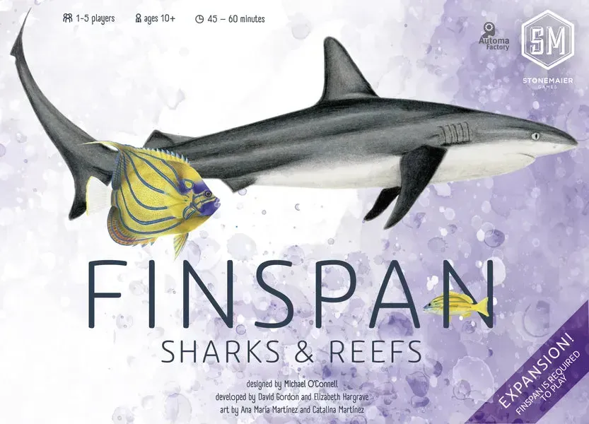 Dragon's Lair Finspan Sharks & Reefs expansion 1-5 spelare