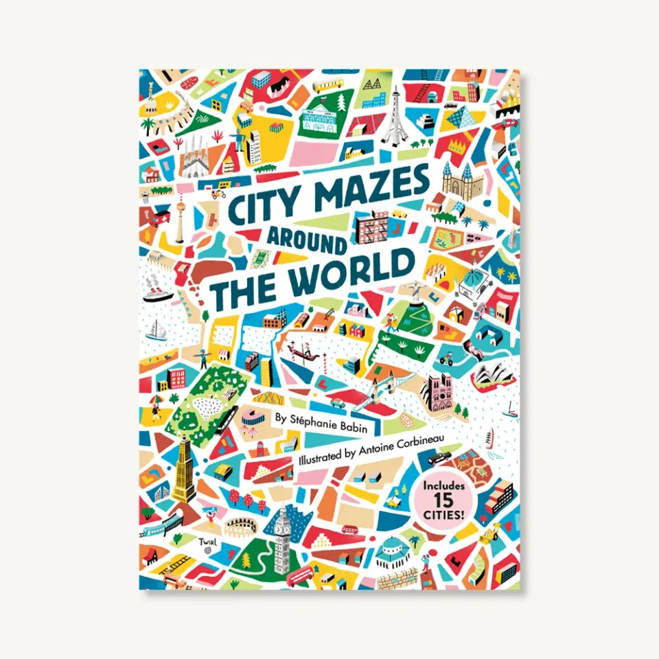 Games Room City Mazes Around the World pysselbok labyrinter