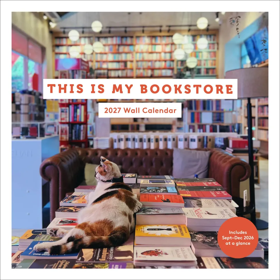 This Is My Bookstore väggkalender 2027 bokhandel
