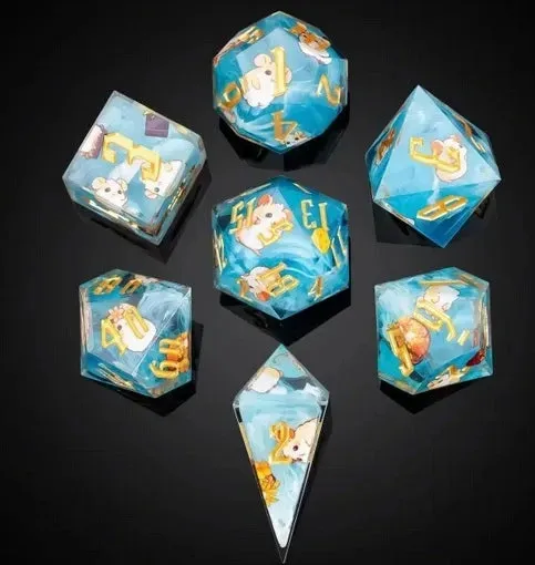 Dragon's Lair Hamster tärningsset rollspel 7 tärningar