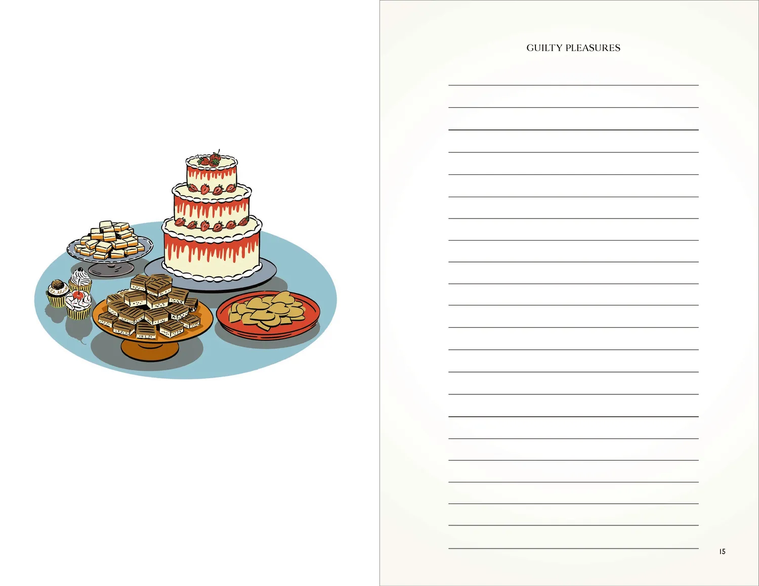 Games Room Listography Journal dagbok listor