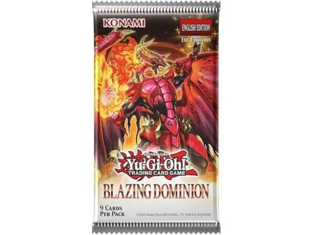 Yu-Gi-Oh Blazing Dominion boosterpack duellkort