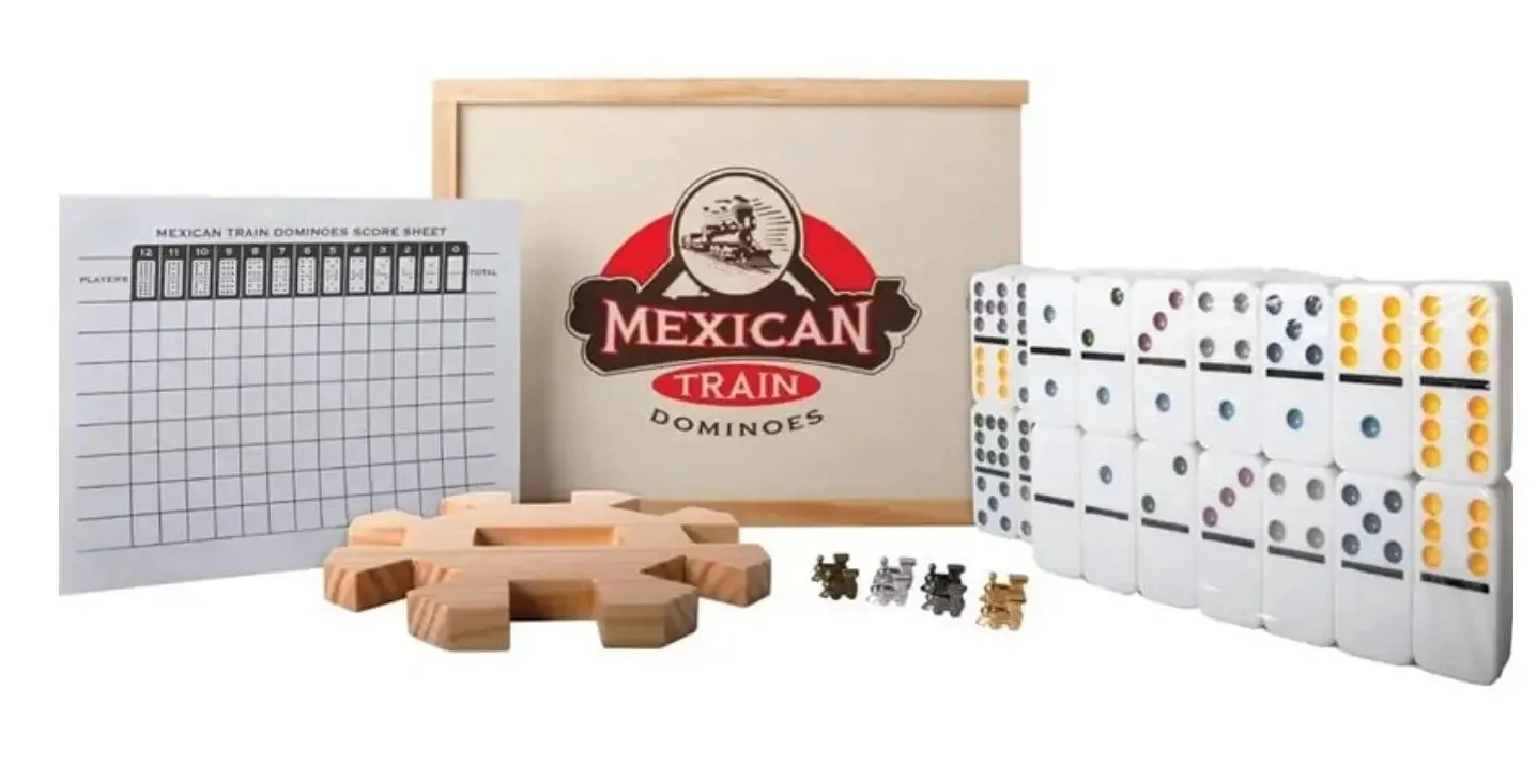 Mexican Train Domino dominospel trä
