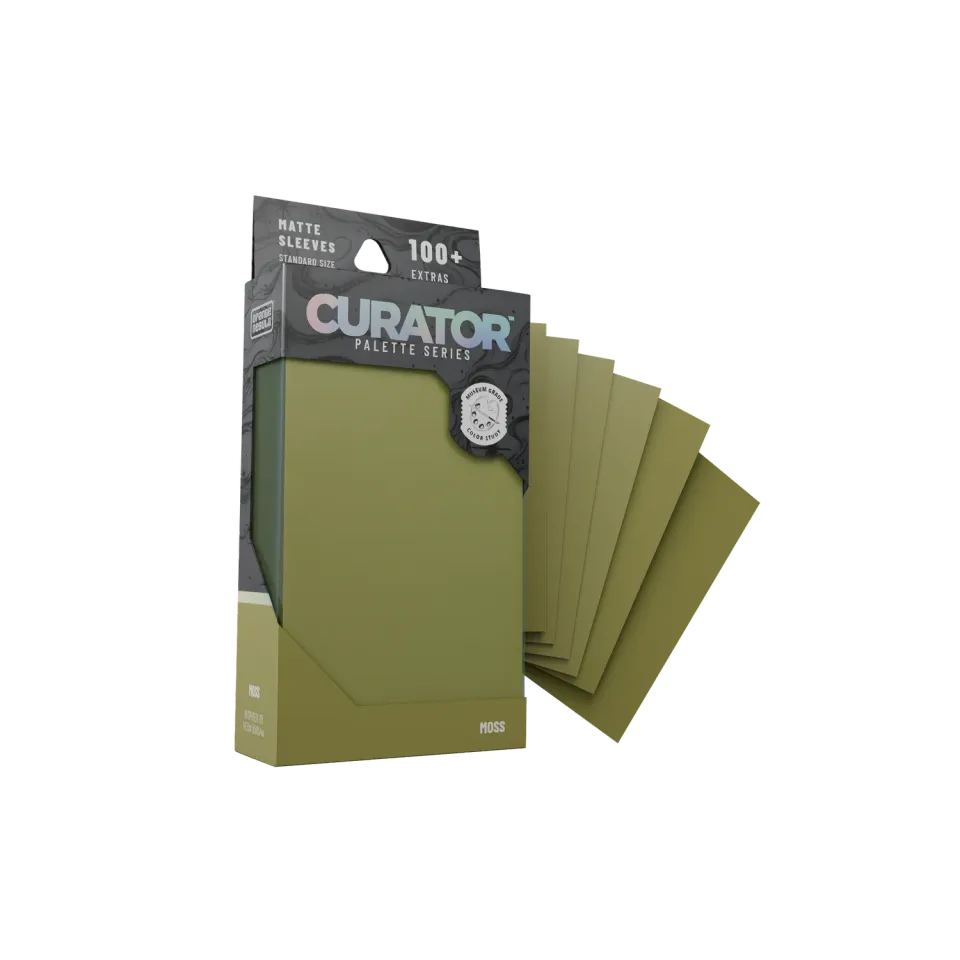 Orange Nebula Curator Palette Moss kortfodral 66x91 100-pack