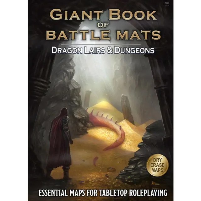 Dragon Lairs Dungeons Giant Book of Battle Mats kartbok