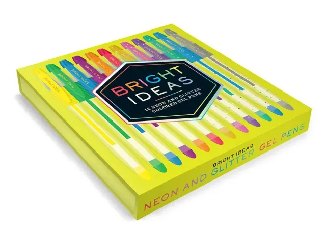 Bright Ideas Neon Glitter gelpennor bullet journal 10-pack