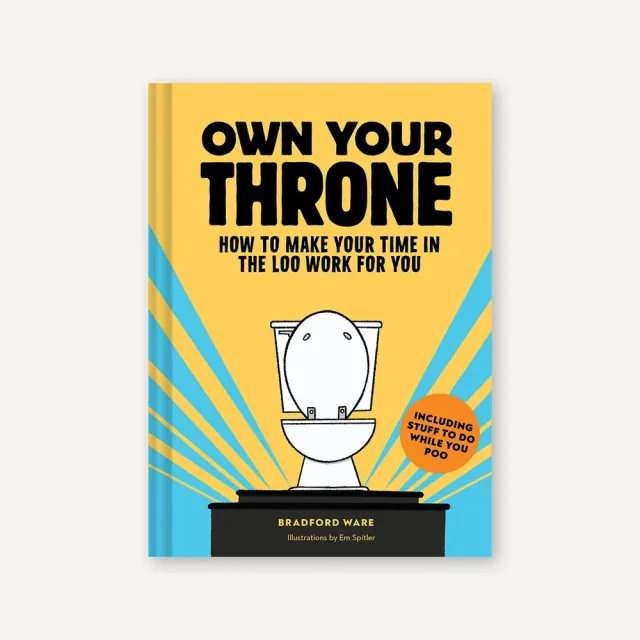 Games Room Own Your Throne humorbok toalett