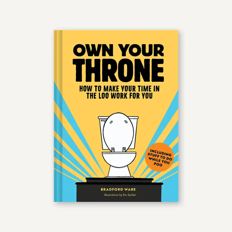 Games Room Own Your Throne humorbok toalett