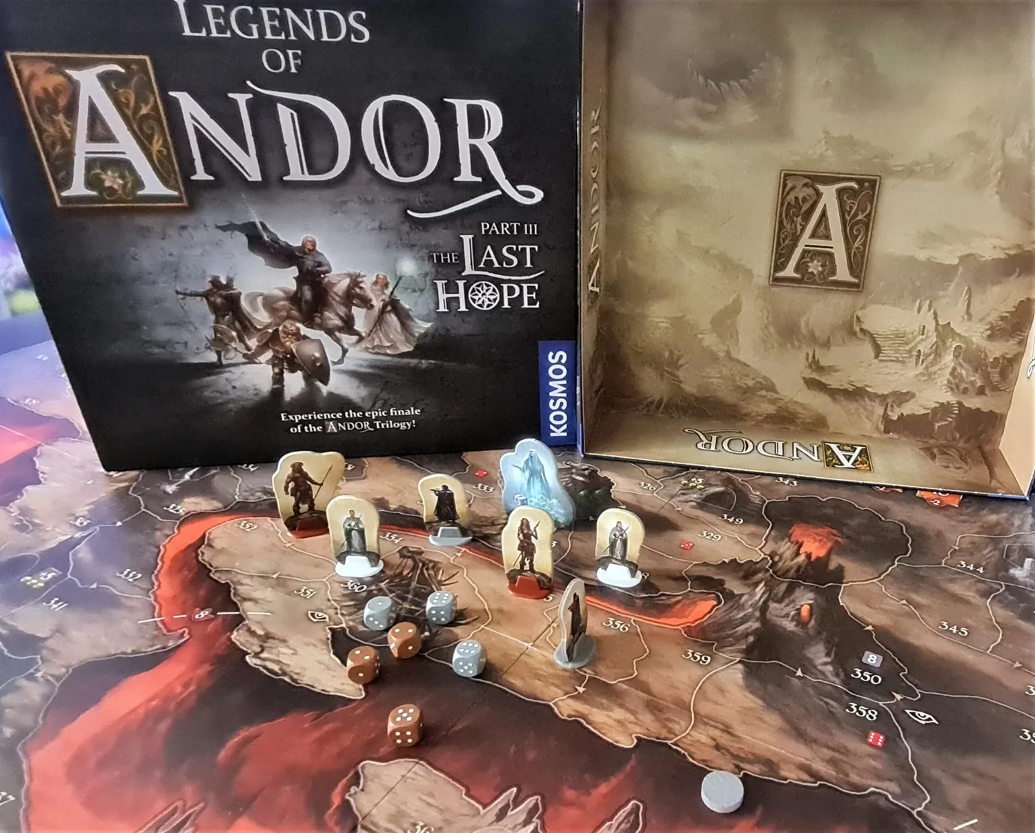 Kosmos Legends of Andor The Last Hope sällskapsspel