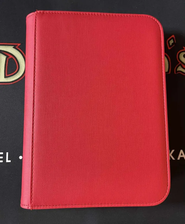 Dragon's Lair Zip Cardbinder kortpärm röd 80 kort