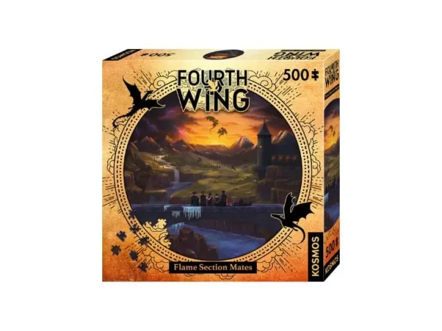 Kosmos Fourth Wing Flame Section Mates pussel 500 bitar runt