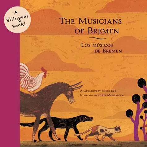 Games Room Musicians of Bremen bilderbok tvåspråkig