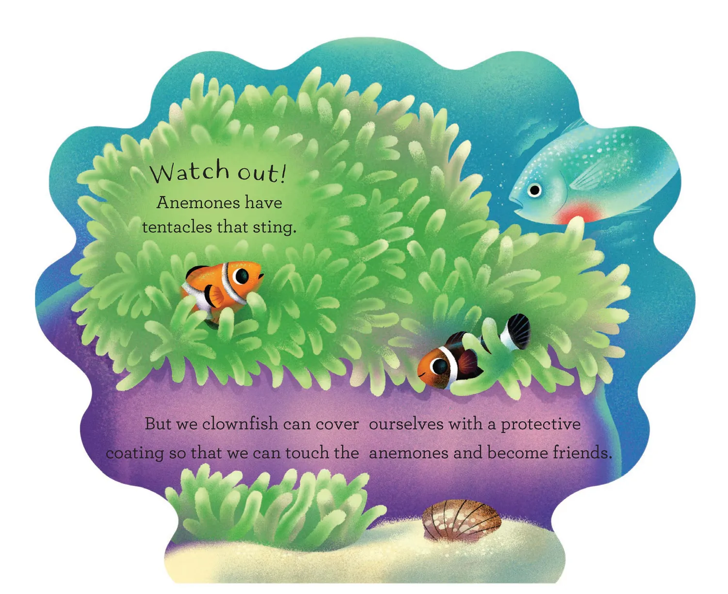 Games Room Hello Clownfish pekbok bandfigurer 0-5 år