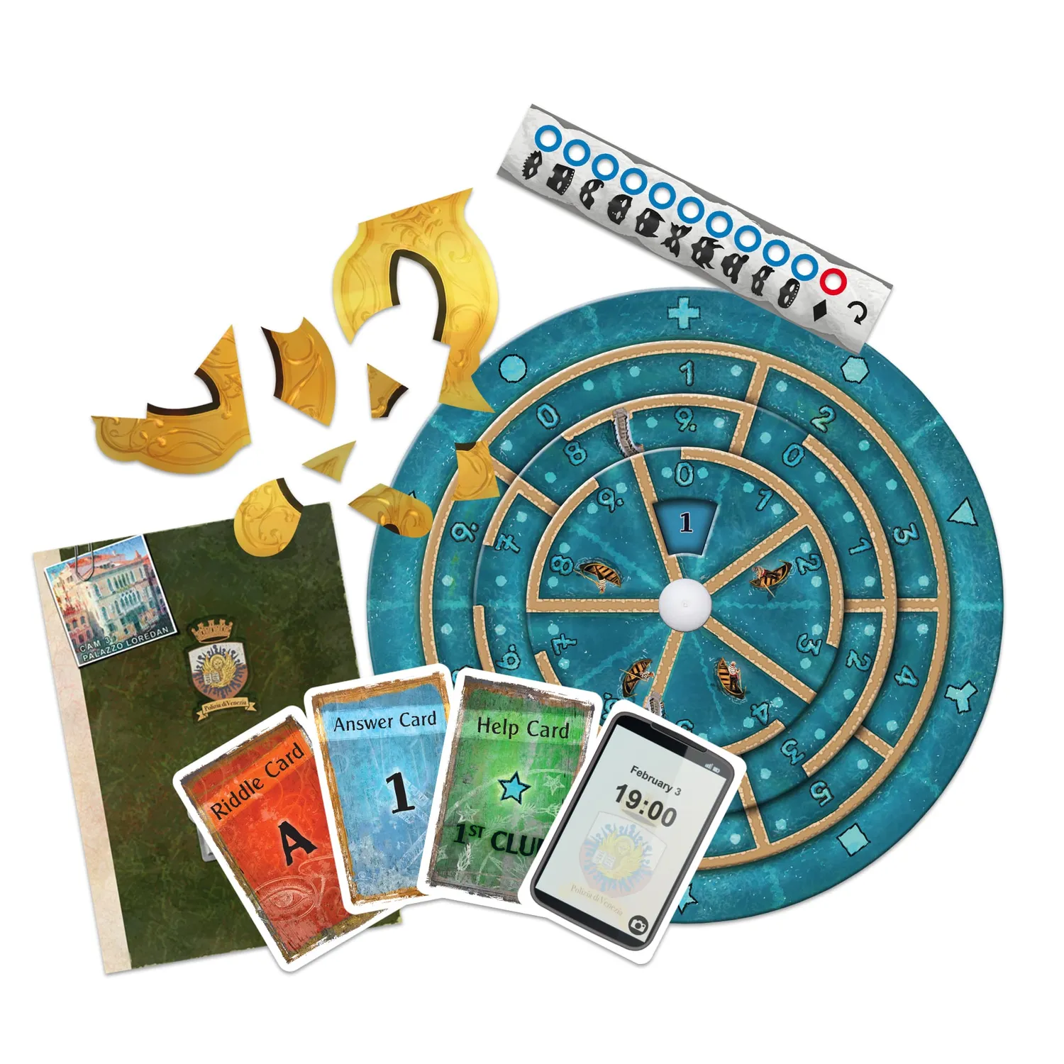 Kosmos EXIT Venice Conspiracy escape-spel Venedig