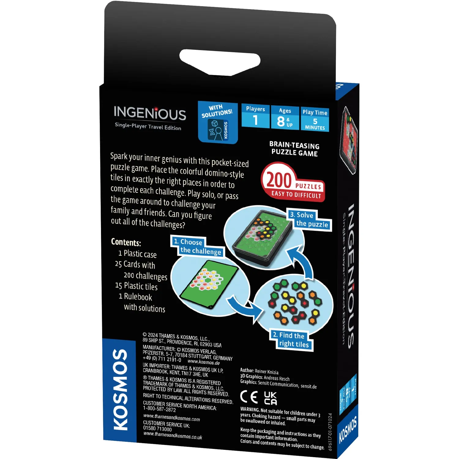 Kosmos Ingenious Single Player Travel Edition pusselspel solo