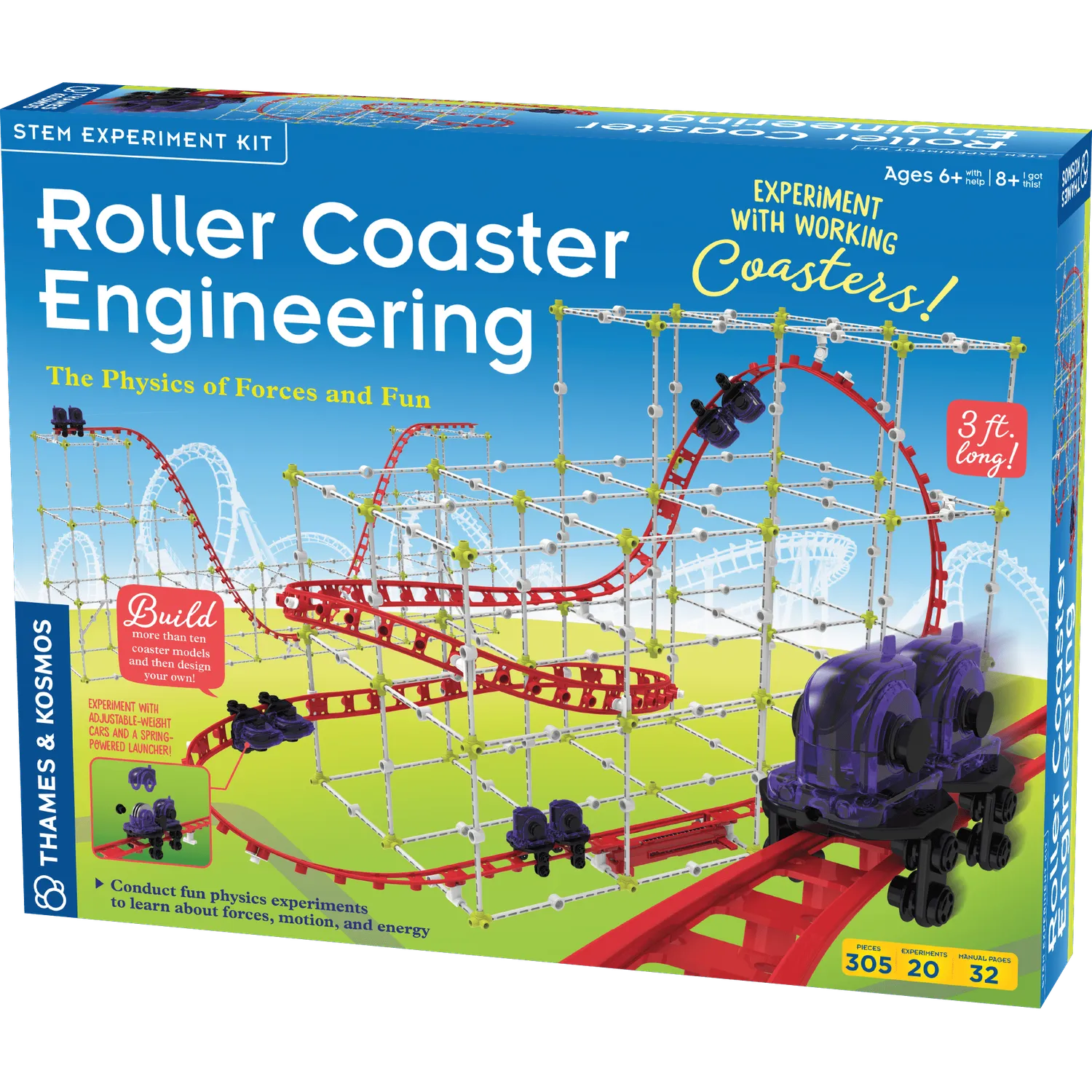 Kosmos Roller Coaster Engineering experimentkit bergbana