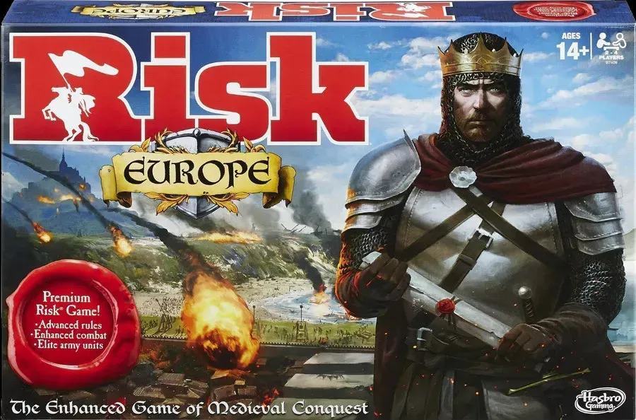 Dragon's Lair Risk Europe strategispel 2–4 spelare
