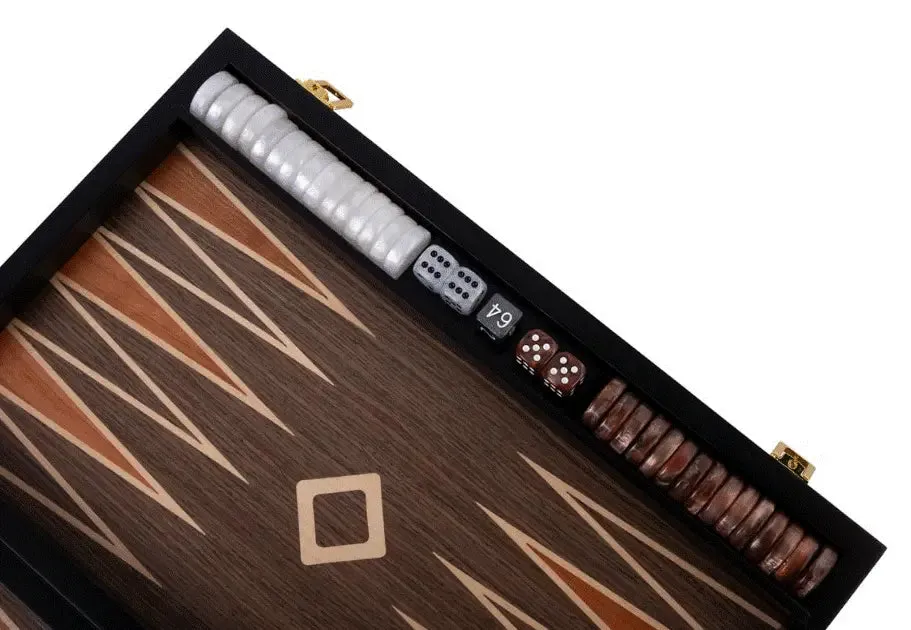 Dragon's Lair Backgammon 18" brädspel valnöt