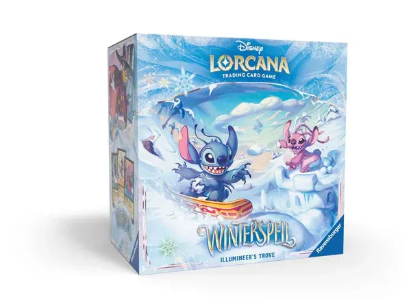 Disney Lorcana Winterspell Illumineer's Trove samlarbox 8 boosters