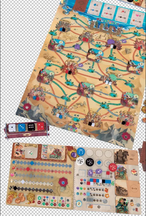 Kosmos Games Sand brädspel strategi