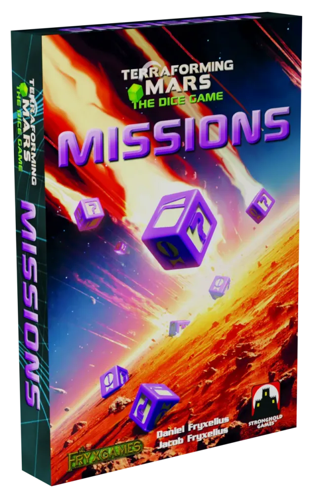 Terraforming Mars Dice Game Missions expansion nya uppdrag