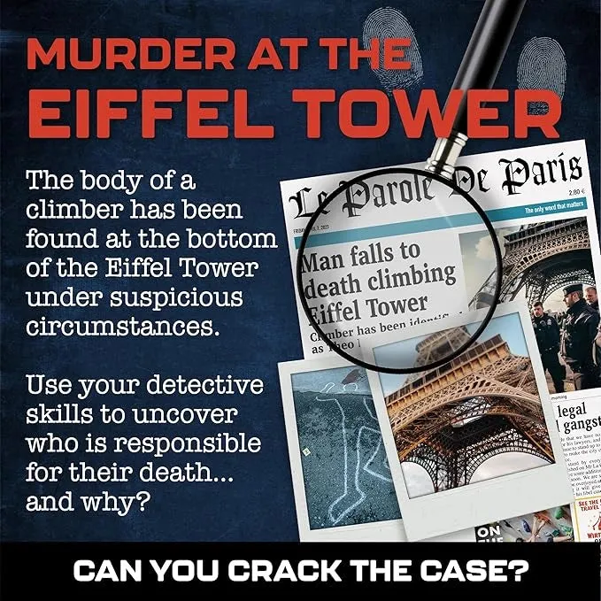Dragon's Lair MMC Murder at the Eiffel Tower detektivspel
