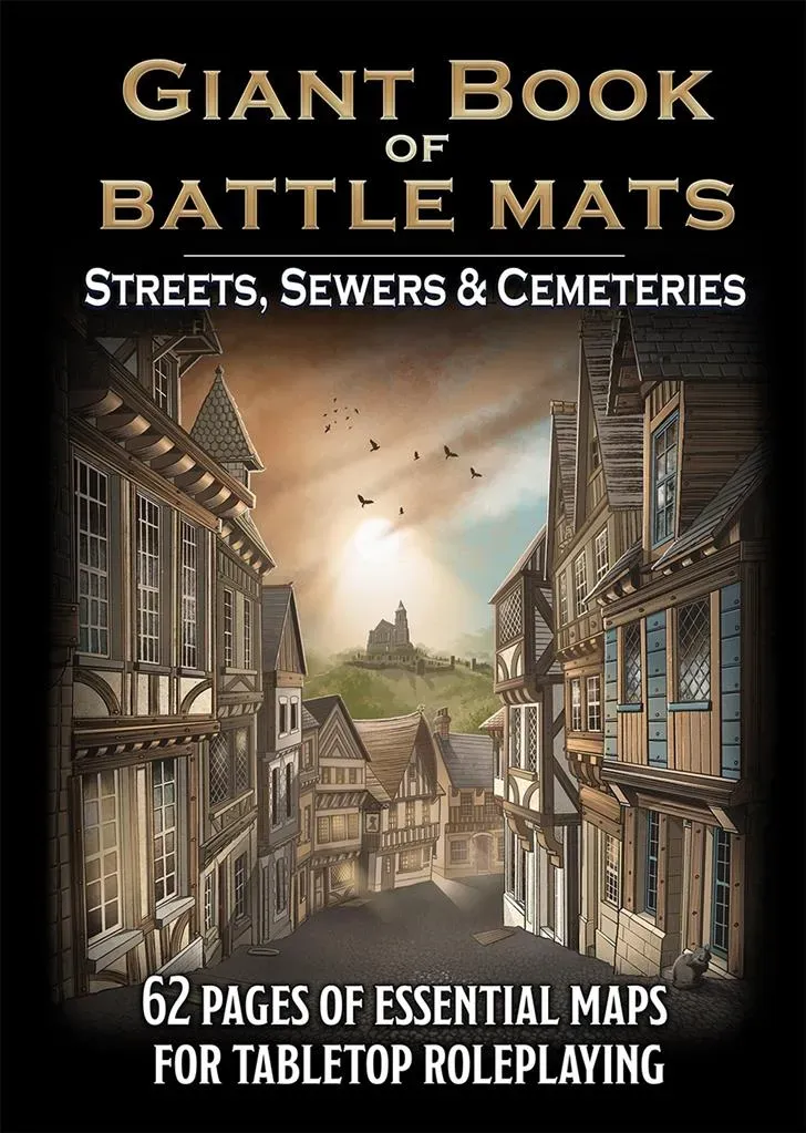 Dragon's Lair Giant Book Streets Sewers Cemeteries battlematbok