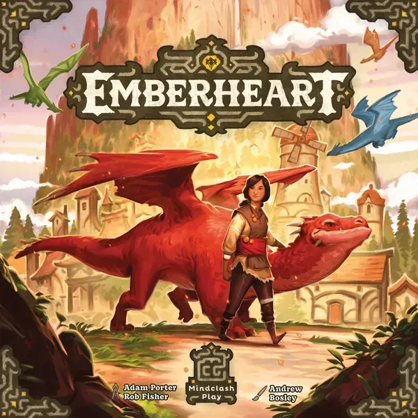 Dragon's Lair Emberheart brädspel worker placement 2–4 spel