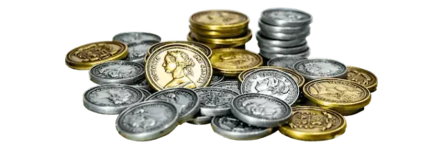 Obsession Metal Coins metallmynt set viktorianska