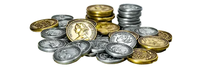Obsession Metal Coins metallmynt set viktorianska
