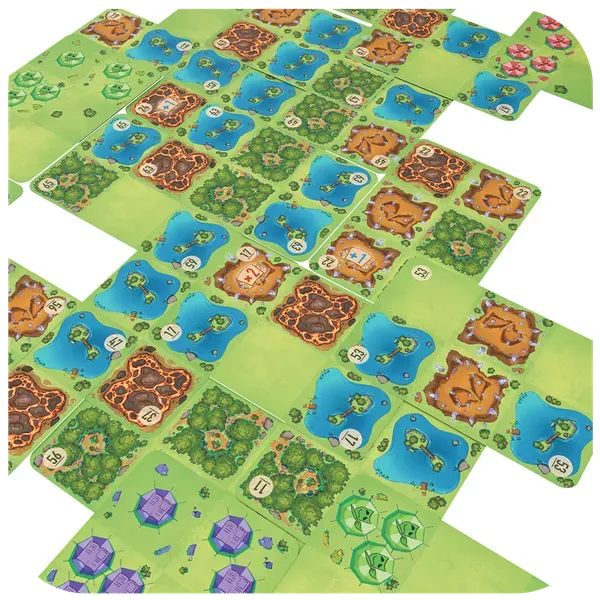 Dragon's Lair Tectonic Tribes kortspel 2-5 strategi