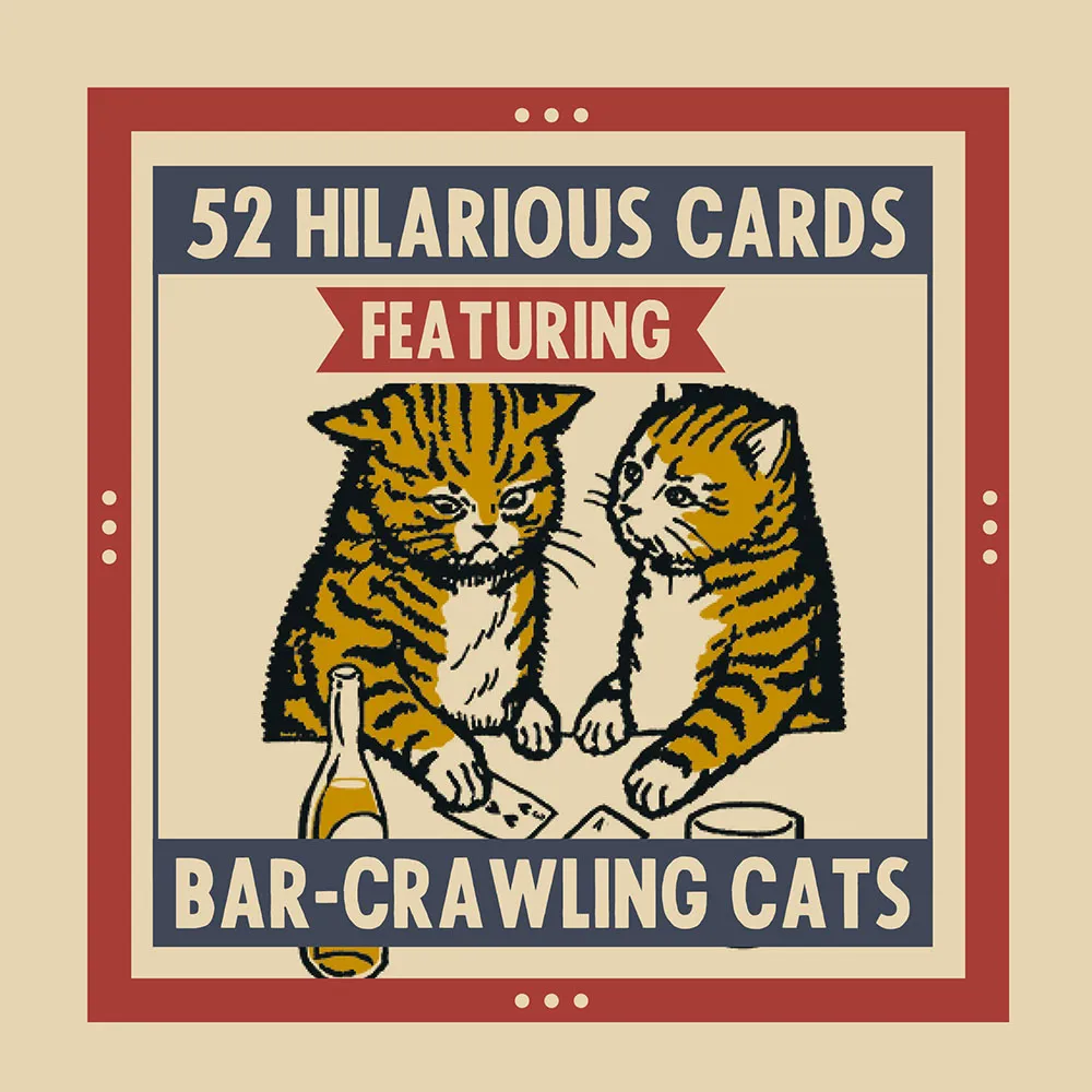 Games Room Last Call Cats spelkort katter 52+2 kort