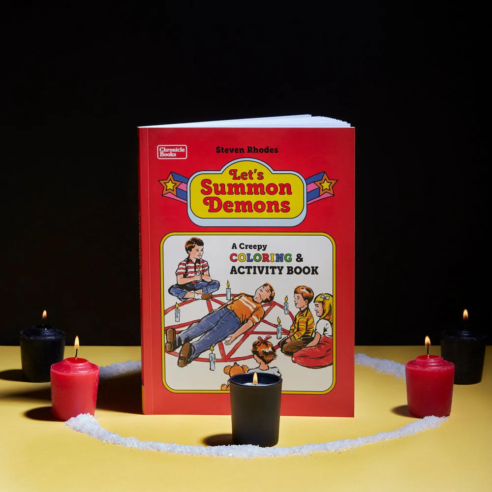 Games Room Let's Summon Demons målarbok humor