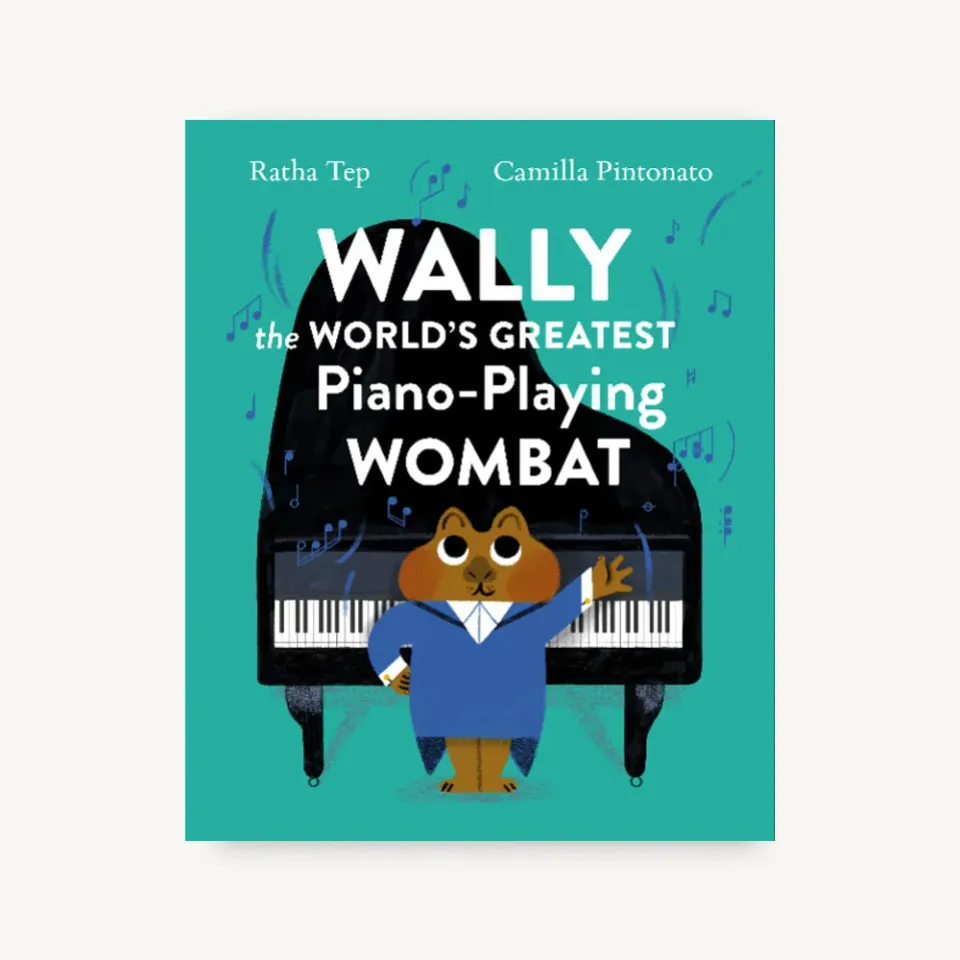 Games Room Wally the World's Greatest Piano Playing Wombat bilderbok