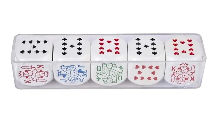 Dragon's Lair pokertärningar 16mm 5-pack akryl