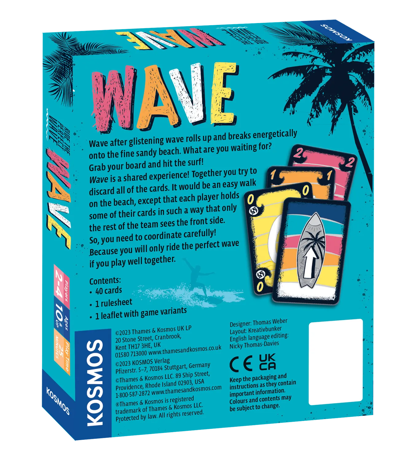 Kosmos Games Wave kortspel – kooperativt lagspel