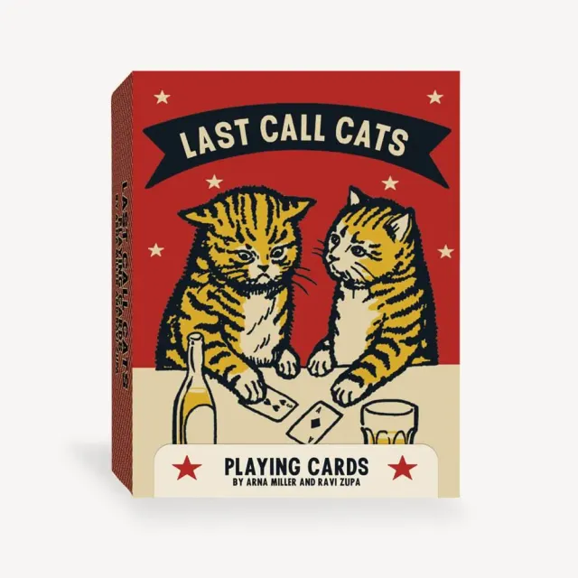 Games Room Last Call Cats spelkort katter 52+2 kort
