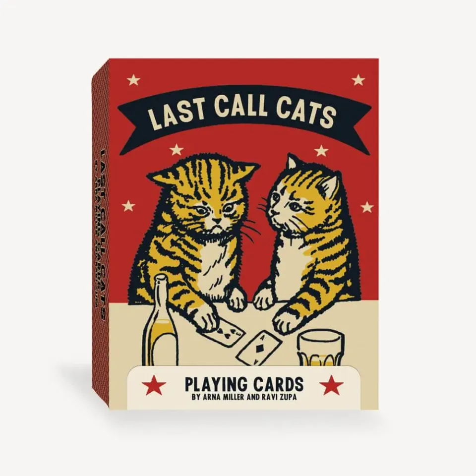 Games Room Last Call Cats spelkort katter 52+2 kort